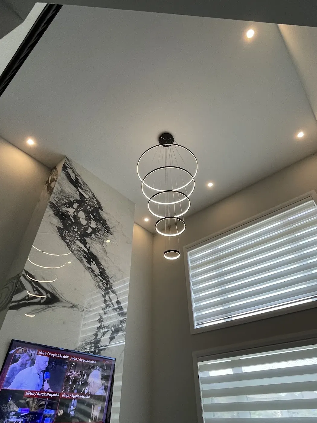 Lighting installation detail